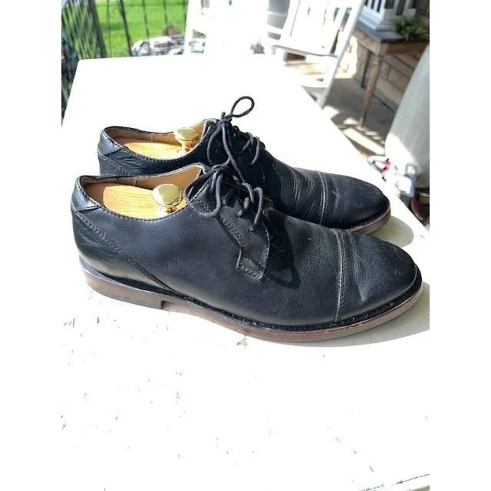 Seal Of The Sutro “Ralston” San Francisco Goodyear Welted Black CapToe Shoes 12D